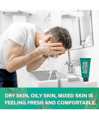 Mens Spa Gift Set with Eucalyptus Scent - 6 Piece Bath Set for Men - Shower Gel, Body Lotion, Shampoo Bar, Face Wash - Perfect Birthday Gift for Men - Travel Bag Included - Buy Online on GoSupps.com