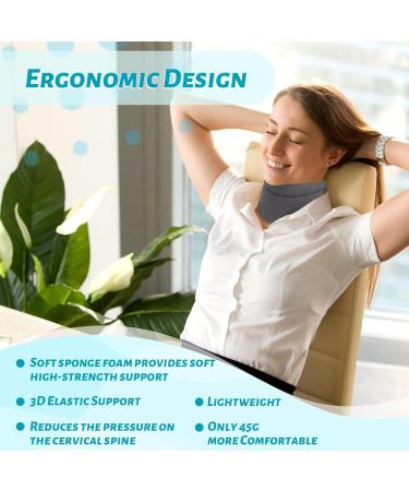 Newhsy Cervicorrect Neck Brace - Snoring & Pain Relief Support Stretcher (Gray) - Buy Online on GoSupps.com