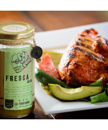 La Fundidora Mexican Medium Hot Salsa Sampler - Authentic Homemade Recipe - All Natural Ingredients - Handmade Pepper - No Preservatives - Great Gift Set (Fresca, Fuego, Humo) - Buy Online on GoSupps.com