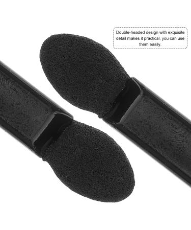 Lurrose Black Eyeshadow Sponge Brushes - 100pcs Double Sided Applicators for Home & Travel - Buy Online on GoSupps.com