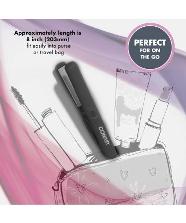 Conair Mini Pro CS80XAC 1/2-Inch Straightener 1 Count (Pack of 1) - Buy Online on GoSupps.com