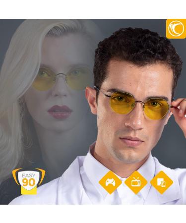 PRiSMA LAUTA Blue Light Blocking Gamer Glasses - Computer Glasses for Eye Protection - Model LA702 03 Easy90 - Buy Online on GoSupps.com