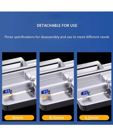 Electric Cone Rolling Machine Electric Automatic Injector Tobacco with Automatic Counter and LED Intelligent Sensing Function stepless Speed Regulation for Size of Tubes 5.5/6.5/8mm - Buy Online on GoSupps.com