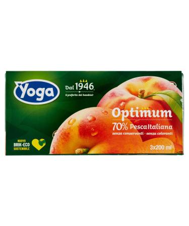Yoga YOGA PEACH JUICE ML. 200 X 3
