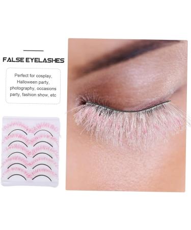 Angoily 25 Pairs Colored False Eyelashes Faux Eyelashes Colored Fake Eyelashes Makeup Fake Lashes Reusable Fake Eyelashes Dramatic False Eyelashes Make up 3d Imitation Extend - Buy Online on GoSupps.com