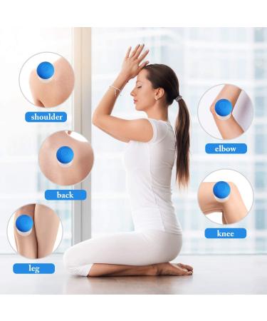 Glass Cupping Set for Face & Body - 2PC Blue Silicone Cups for Muscle Relief and Skin Treatment - Buy Online on GoSupps.com