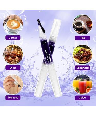 Teeth Whitening Pen for Sensitive Teeth - Instant Purple Whitening Gel for Adults | Brighten Yellow Teeth - Buy Online on GoSupps.com