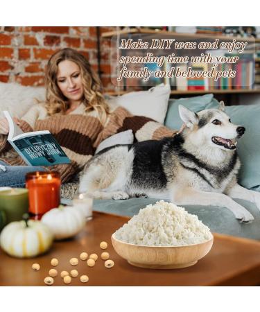 Buy Sukh Soy Wax for Candle Production - Natural 1LB Soybean Wax Chips for Fragrance & Container Candles - Premium Quality DIY Candle Making Supplies - Buy Online on GoSupps.com