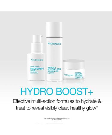 Neutrogena Hydro Boost+ Glycolic Acid Overnight Peel with Hyaluronic Acid - Exfoliating Face Peel for Smooth & Radiant Skin - Fragrance-Free - 3.2 fl. oz - Buy Online on GoSupps.com