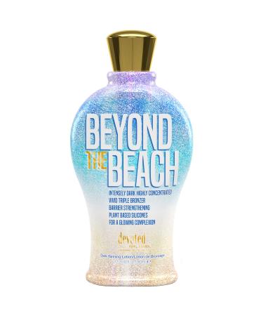 Devoted Creations Beyond the Beach - Intensely Dark Highly Concentrated Vivid Bronzer Barrier Strengthening Plant Based Silicones Boosts Cellular Energy & Luminosity - 12.25 oz.