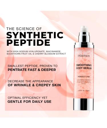 Glossy Smoothing Body Serum for Wrinkles - Hydrating & Nourishing Anti-Aging Treatment | 100ml - Silky Smooth Skin Fast Absorption & Natural Ingredients - Buy Online on GoSupps.com