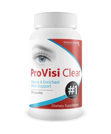 Pro VisiClear For Eyes - Vitamin A Enriched Vision Support - Vitamin Based Support To Support Vision Naturally - Natural Antioxidant Pro Visi Clear Pill Enhanced With Premium Ingredients