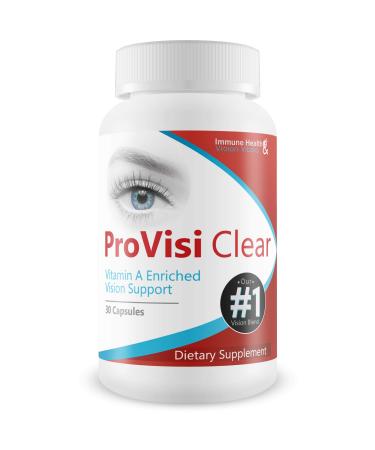 Pro VisiClear For Eyes - Vitamin A Enriched Vision Support - Vitamin Based Support To Support Vision Naturally - Natural Antioxidant Pro Visi Clear Pill Enhanced With Premium Ingredients - Buy Online on GoSupps.com