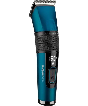 Babyliss Japanese Steel Digital Hair Clipper E990E | 45 Length Settings Wireless 160 Min Runtime 8 Attachments - Blue - Buy Online on GoSupps.com