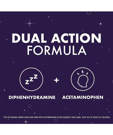 ZzzQuil Night Pain GelTabs - Nighttime Pain Relief & Sleep Aid Tablets - 60 Count Pack - Max Strength Pain Reliever with Diphenhydramine HCl and Acetaminophen - Buy Online on GoSupps.com