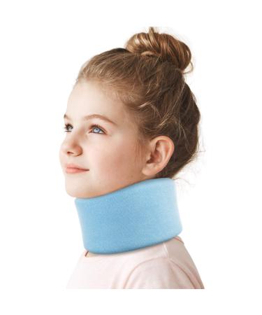 ORTONYX 3" Pediatric Cervical Collar/Kids Neck Support Brace / ACJS03 M Light Blue