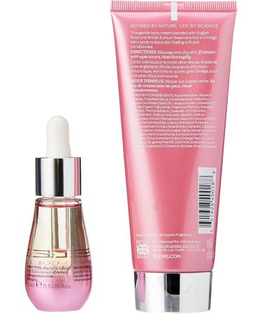 ELEMIS Delicate and Divine Rose Duo (Exclusive to Amazon) Limited Edition Rose Body Cream and Anti-Ageing Face Oil Rose Oil and Body Moisturiser to Sooth Smooth and Nourish Luxury Rose Skin Care - Buy Online on GoSupps.com