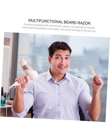 1pc Razor Beard Trimmer - Manual Face Shaver & Convenient Handheld Trimming Cutter for Perfect Beard Grooming - Buy Online on GoSupps.com
