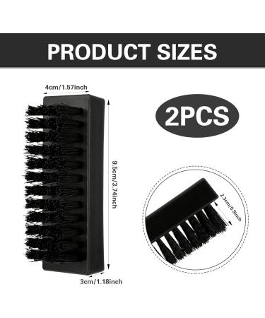 Amaxiu Hand Nail Brush for Cleaning Fingernails Durable Nylon Firm Stiff Scrub Bristles Nail Scrubber Brushes for Men Mechanics Gardeners Scrubbing under Fingers Foot Toes(2 Pack Black) - Buy Online on GoSupps.com