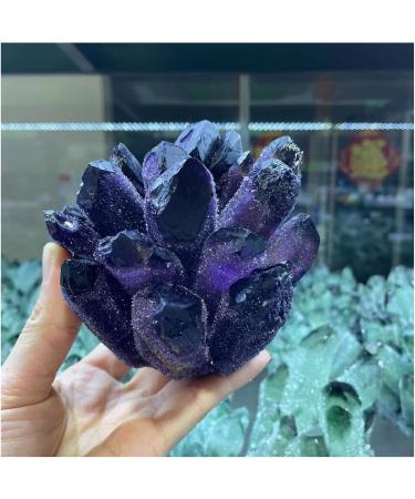 Natural Crystal Rough Crystals 1pc Natural Rare Purple Quartz Crystal Cluster - Buy Online on GoSupps.com