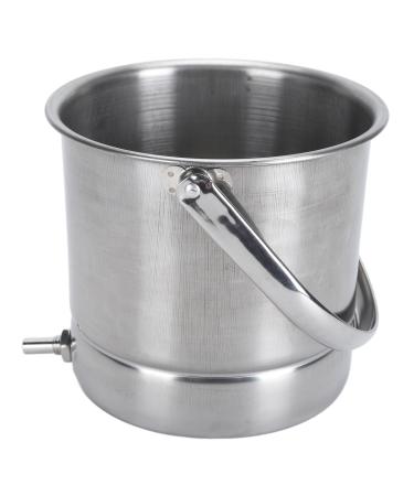1.6L Stainless Steel Enema Bucket Kit Rust Resistant 1.6L Capacity Easy Installation for Colon Cleansing with Multiple Types of Enemas