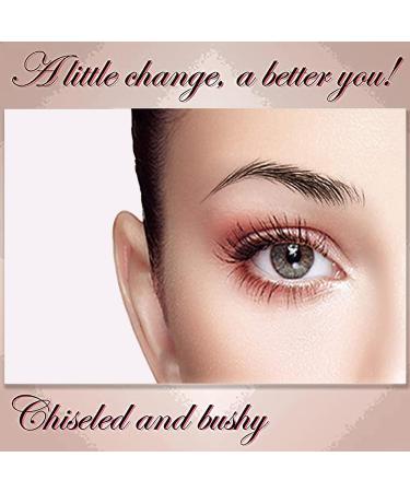 DAGEDA Brown 40 Pairs 4 PC 4D Waterproof Bionic Eyebrow Transfers Stickers | Long Lasting Natural Water Transfer Tattoo for Makeup - ZX-008 Brown - Buy Online on GoSupps.com