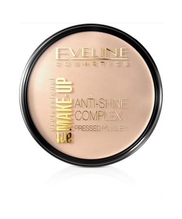 Eveline Cosmetics Art Professional Make-Up Mattifying Mineral Powder with Silk 14 g No. 31 Transparent