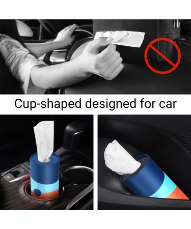Elinnee Car Tissue: Disposable Face Towel for Car Cup Holder - Durable, Soft, and Comfortable (4 Canisters/200 Tissues) - Buy Online on GoSupps.com