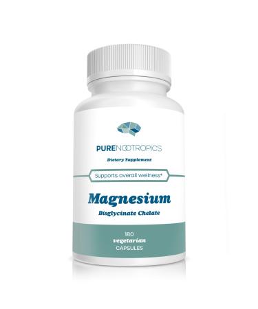Magnesium Bisglycinate Chelate 150 mg  Non-Buffered Magnesium Supplement  Superior Form (TRAACS ) for Maximum Bioavailability  Necessary Cofactor for Over 300 Biomechanical Functions