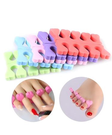 12-Piece Toe Separators for Women | Yoga Toes & Nail Art Supplies | Perfect Pedicure Tools & Spa Party Essentials - Buy Online on GoSupps.com
