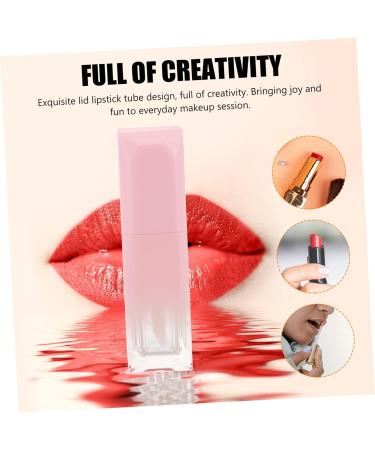 minkissy 12pcs Gradient Color Lip Gloss Tubes Cute Reusable Lip Oil Bottles For Travel For Lip Gloss Cosmetics Compact Space Saving For Filling Creative Makeup - Buy Online on GoSupps.com