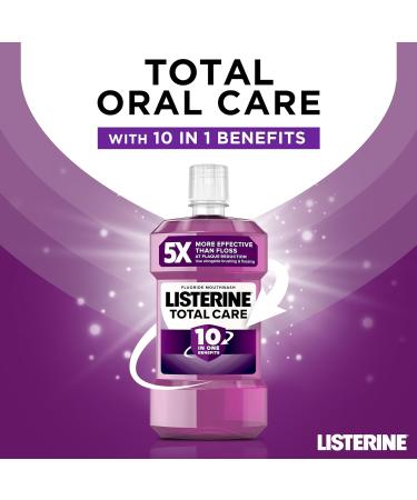 Listerine Total Care Mouthwash 500ml - Complete Oral Health Solution (Pack of 1) - Buy Online on GoSupps.com