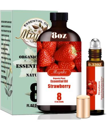 Lavender Essential Oil & Strawberry Fragrance Oil Set 16oz & 8oz Natural Scent for Diffusers Candles Soap Making Aromatherapy Relaxing & Sweet Gift for Home Bath Massage - Buy Online on GoSupps.com