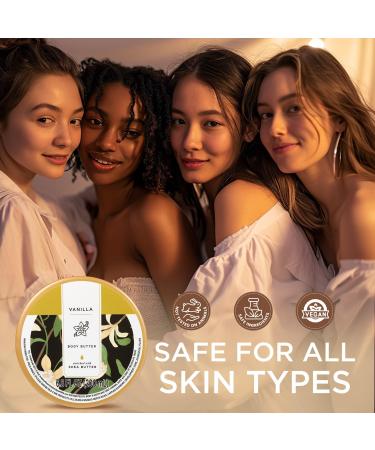 Princess Belle Vanilla Body Butter Body Moisturizer for Dry Skin with Natural Shea Butter Vanilla Body Care for Skin Deep Moisturizing and Softening-200ml(6.8 floz) Vanilla 7.05 Ounce (Pack of 1) - Buy Online on GoSupps.com