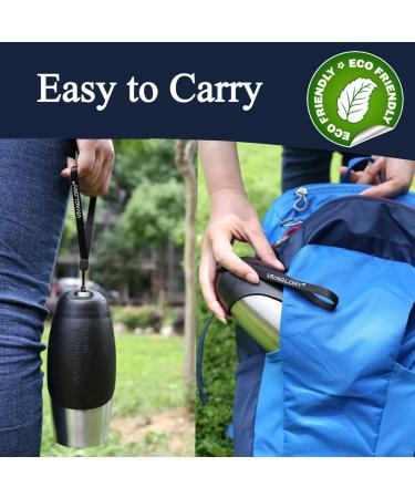 Vivaglory 750ml Stainless Steel Dog Water Bottle | Portable & Leak-proof Pet Drinking Container for Hiking & Walking - Buy Online on GoSupps.com