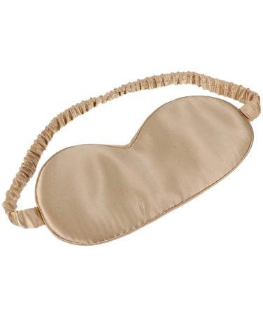 Silk Sleep mask Eye Sleep Shade Satin Eye Cover Adjustable Blindfold Elastic Night Eye Cover Shading Patch Sleep Eye Cover Silk Eye mask Sleep Blindfold Facial mask Girl Portable As Shown