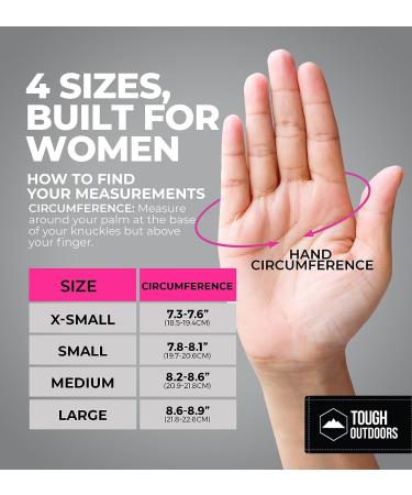 Tough Outdoors Women's Waterproof Ski Gloves - Small Black | Winter Snowboard Gloves for Ladies - Buy Online on GoSupps.com
