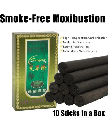 Moxa Rolls Stick - 10pcs/box | Smoke-Free Treatment for Healing | International Shipping - Buy Online on GoSupps.com
