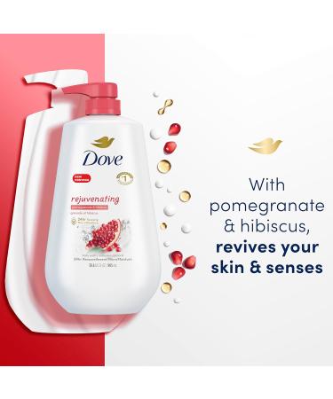 Rejuvenating Pomegranate & Hibiscus Body Wash - Gentle Cleanser for Healthy Skin | 30.6 oz | 24hr MicroMoisture - Buy Online on GoSupps.com