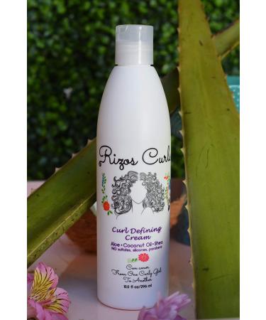 Rizos Curls Curl Defining Cream | For Defined, Bouncy, Shiny Curls | Frizz-Free, Voluminous Hair | With Aloe Vera, Shea Butter & Coconut Oil - Buy Online on GoSupps.com