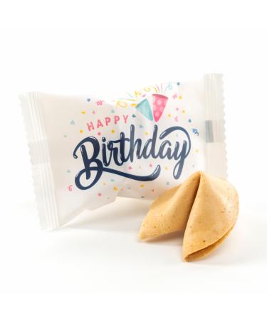 Lucky Treat |Birthday happiness cookies |50 pieces |Happy Birthday |With loving messages |Perfect for birthday parties & as a loving guest gift 50 pieces Happy Birthday