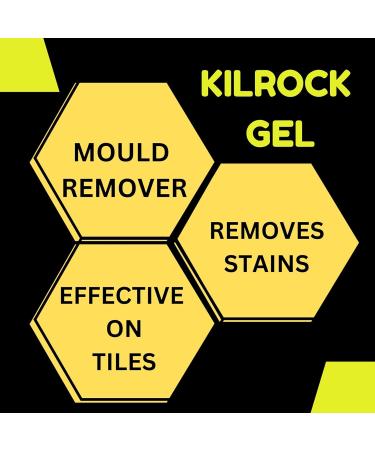 KILROCK MOULD AND MILDEW 3 PACK | BLAST AWAY CLEANER BRUSH ON GEL | FOR TILES AND GROUT | BATHROOM KITCHEN BASEMENT LAUNDRY ROOM CARAVAN BOATS OUTDOOR INDOOR | 250ml - Buy Online on GoSupps.com