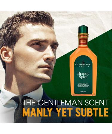 Clubman Reserve Brandy Spice After Shave Lotion 6 oz - Soothing Aftershave for Men - Buy Online on GoSupps.com