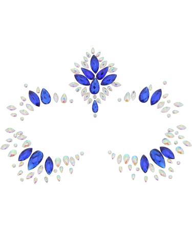 Zac's Alter Ego Crystal Stone Face Gems - Royal Blue Ab Crystal for Summer Festival Body Art | International Shipping Available - Buy Online on GoSupps.com