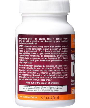 Jarrow Formulas Ultra Strength Methyl B-12 5000 mcg & Methyl Folate 800 mcg + P-5-P & Vitamin D3 125 mcg (5000 IU) - 100 Servings (Softgels) - Buy Online on GoSupps.com