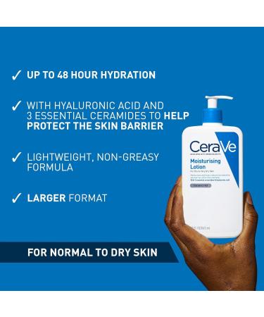 CeraVe Moisturising Lotion with Hyaluronic Acid and Ceramides - 562 ml - Buy Online on GoSupps.com