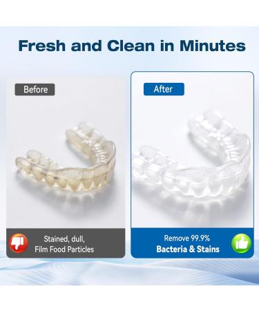 KUNPHY Dentures Cleaning Tablets for Dentures, Mouth Guards (Blue) - Buy Online on GoSupps.com