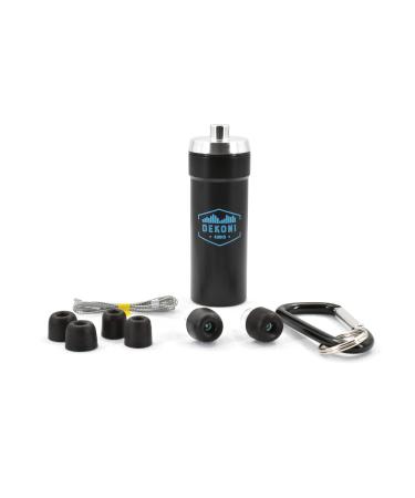 Dekoni Audio High-Fidelity Earplugs: Concerts Motorcycles Travel - Enhanced with Memory Foam Bulletz for Superior Sound Isolation - Universal Fit