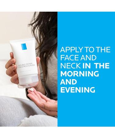 Double Repair Face Moisturizer - Daily Cream with Ceramide & Niacinamide for All Skin Types - International Shipping - Buy Online on GoSupps.com