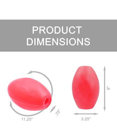 Jezero 6x3-Inch Float Red - High-Quality Fishing Gear - Buy Online on GoSupps.com